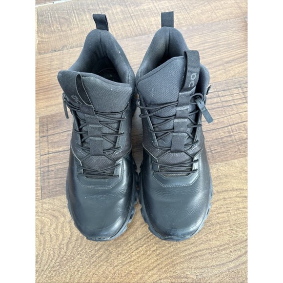 On Cloud HI Waterproof Womens Shoes 9 Black Lace Up Athletic Work 28.99672 - Picture 4 of 9